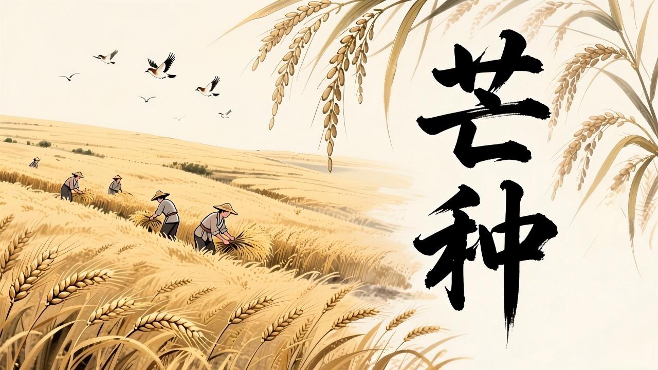 芒种 · 麦黄梅熟忙种田